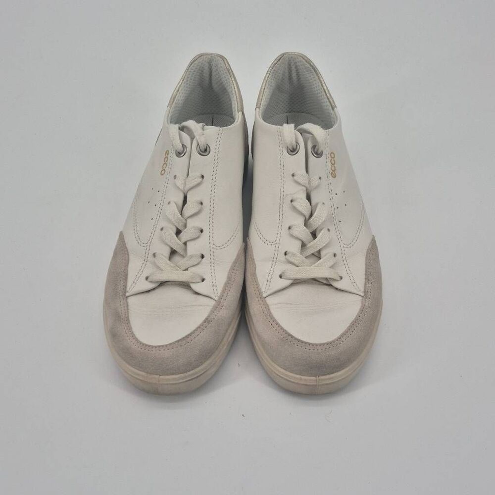 ECCO Women’s Street Lite Court White Sneaker Size 8.5 - Picture 2 of 6